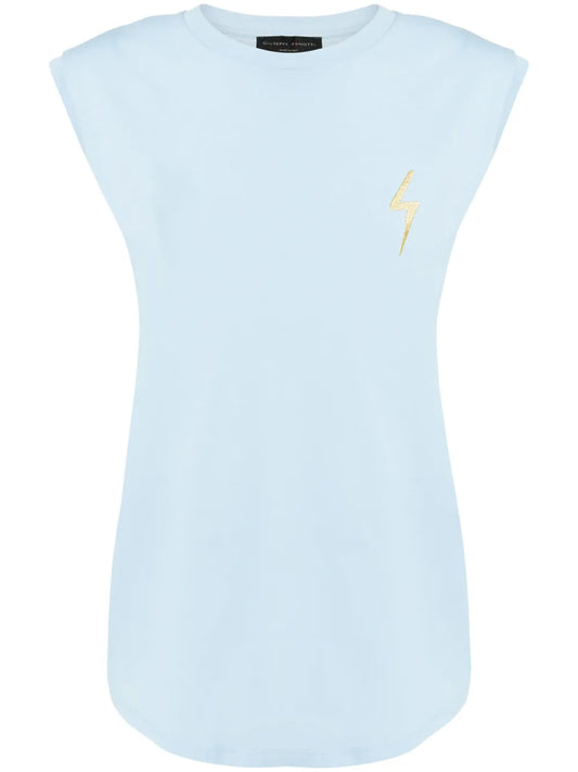 Ursella Thunderbolt-Embroidered Tank Top