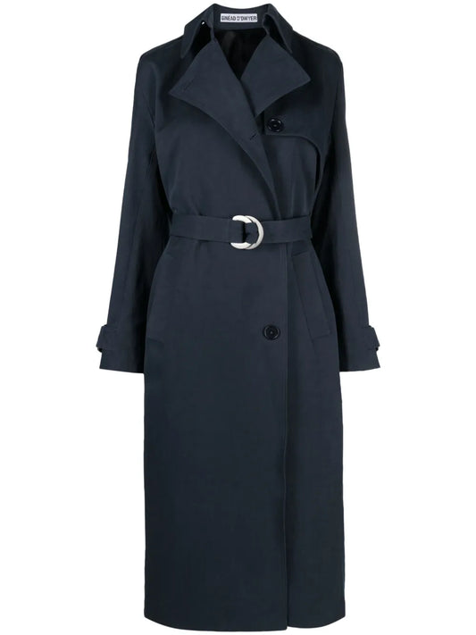 Belted Cotton Trench Coat