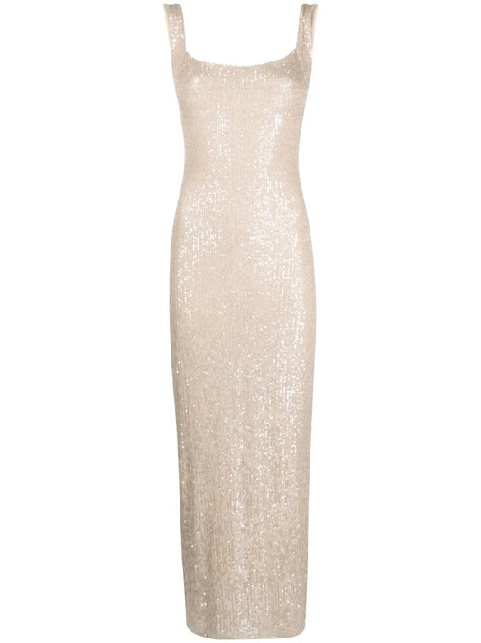 Sequinned Midi Dress