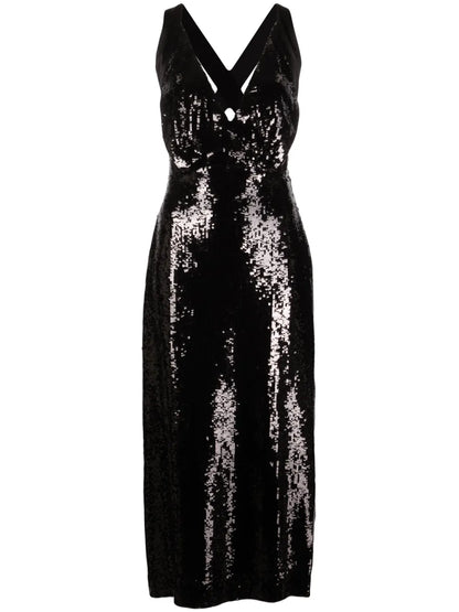 The Milo Sequinned Midi Dress