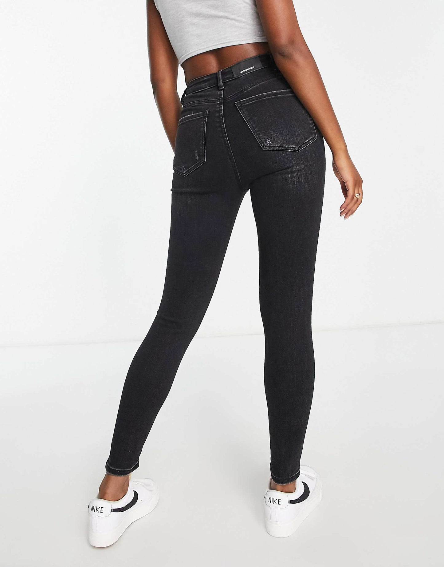 Super High Waist Skinny Jeans