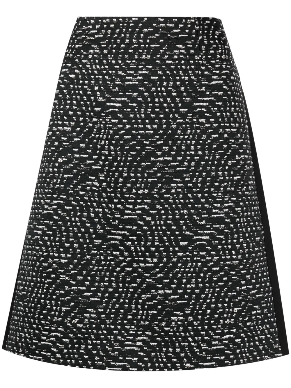High-Waisted Tweed Skirt