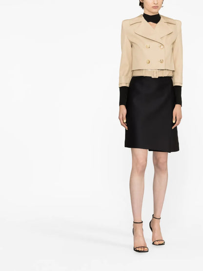 Cropped Trench Jacket