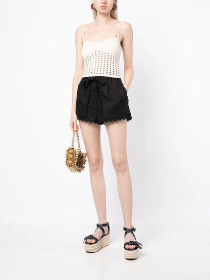 Nellie Embroidered Shorts