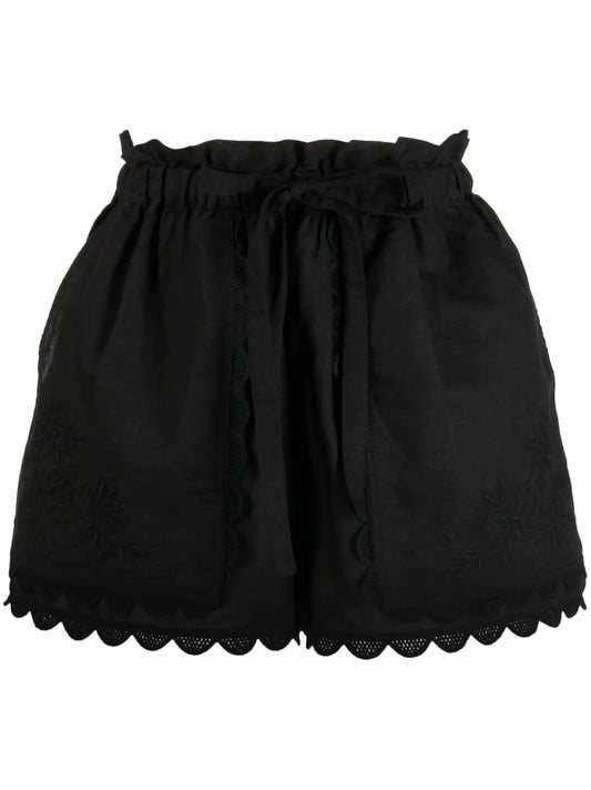 Nellie Embroidered Shorts