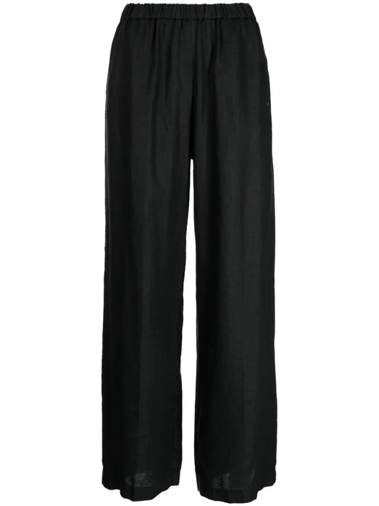 Elasticated-Waist Palazzo Pants