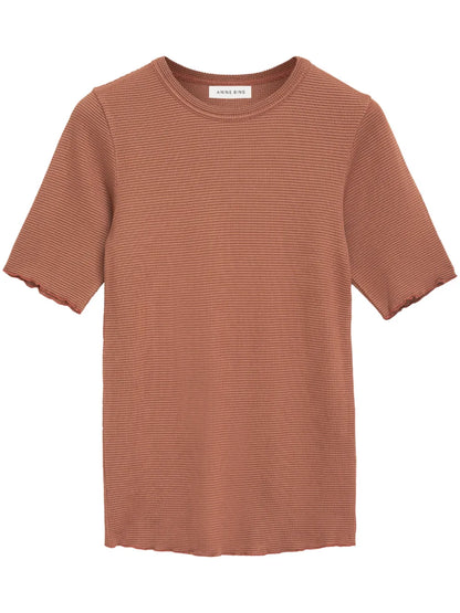 Caitlyn Crepe-Textured T-Shirt