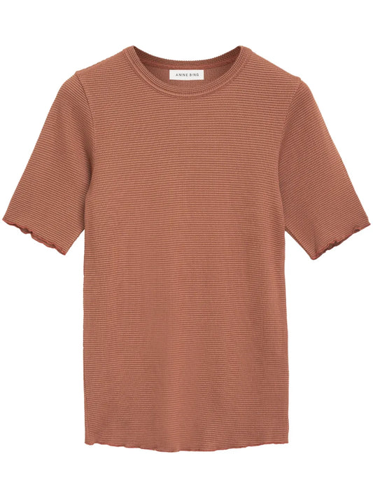Caitlyn Crepe-Textured T-Shirt