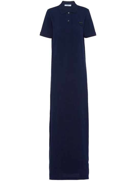 Piqué Maxi Dress
