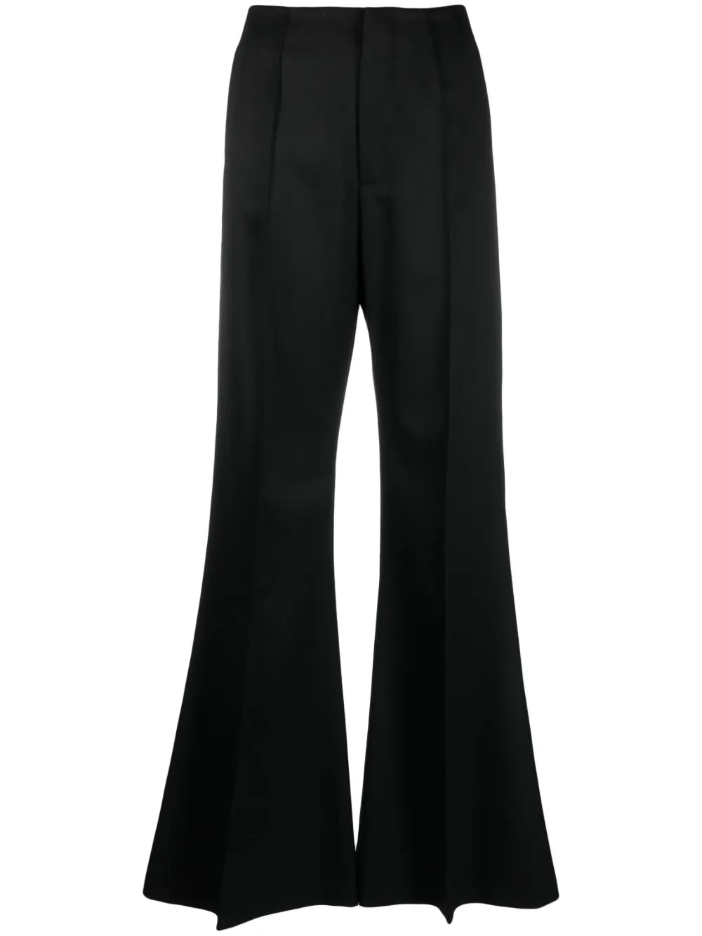 High-Waist Flared Trousers