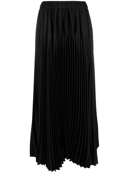 Pleated Maxi Skirt