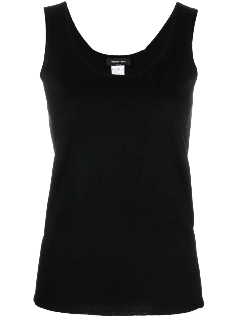 Scoop-Neck Knitted Tank Top