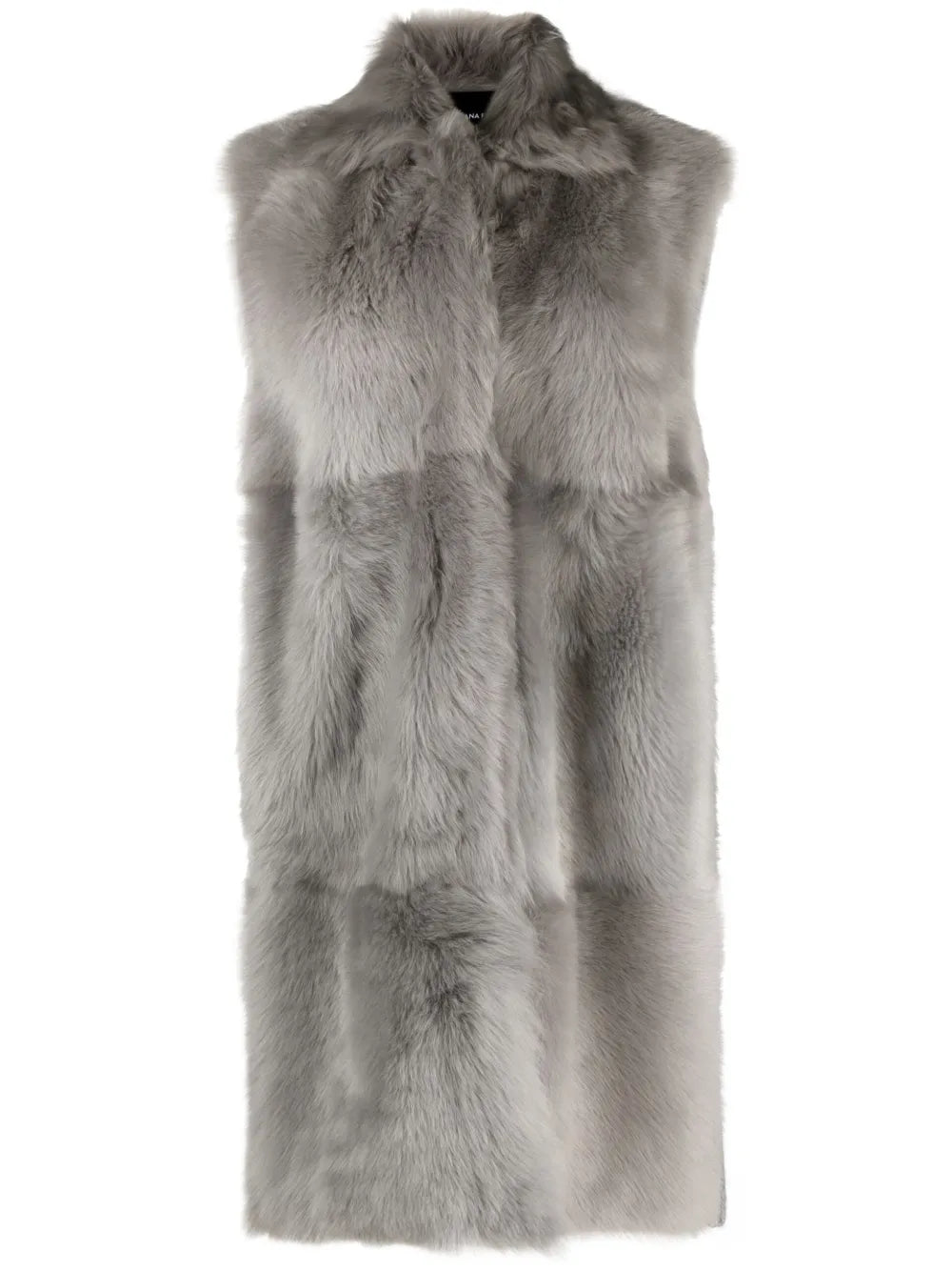 Sleeveless Faux-Fur Coat