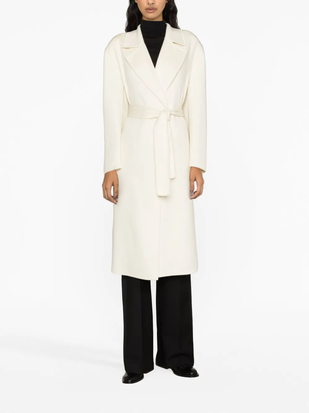 Belted-Waist Trench Coat
