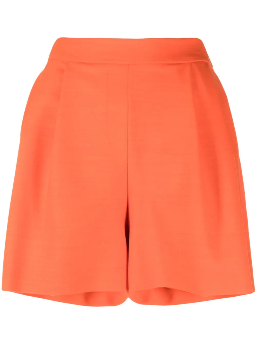 High-Waisted Pleated Shorts