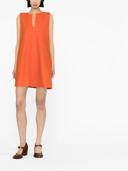 Sleeveless V-Neck Minidress