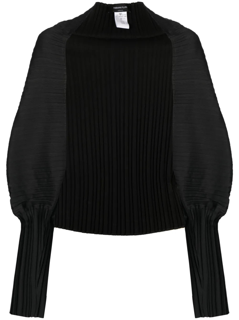 Gigot-Sleeve Satin Puffer Jacket