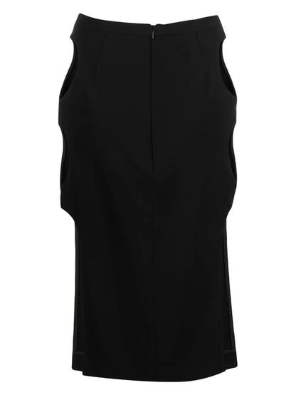Cut-Out Midi Skirt