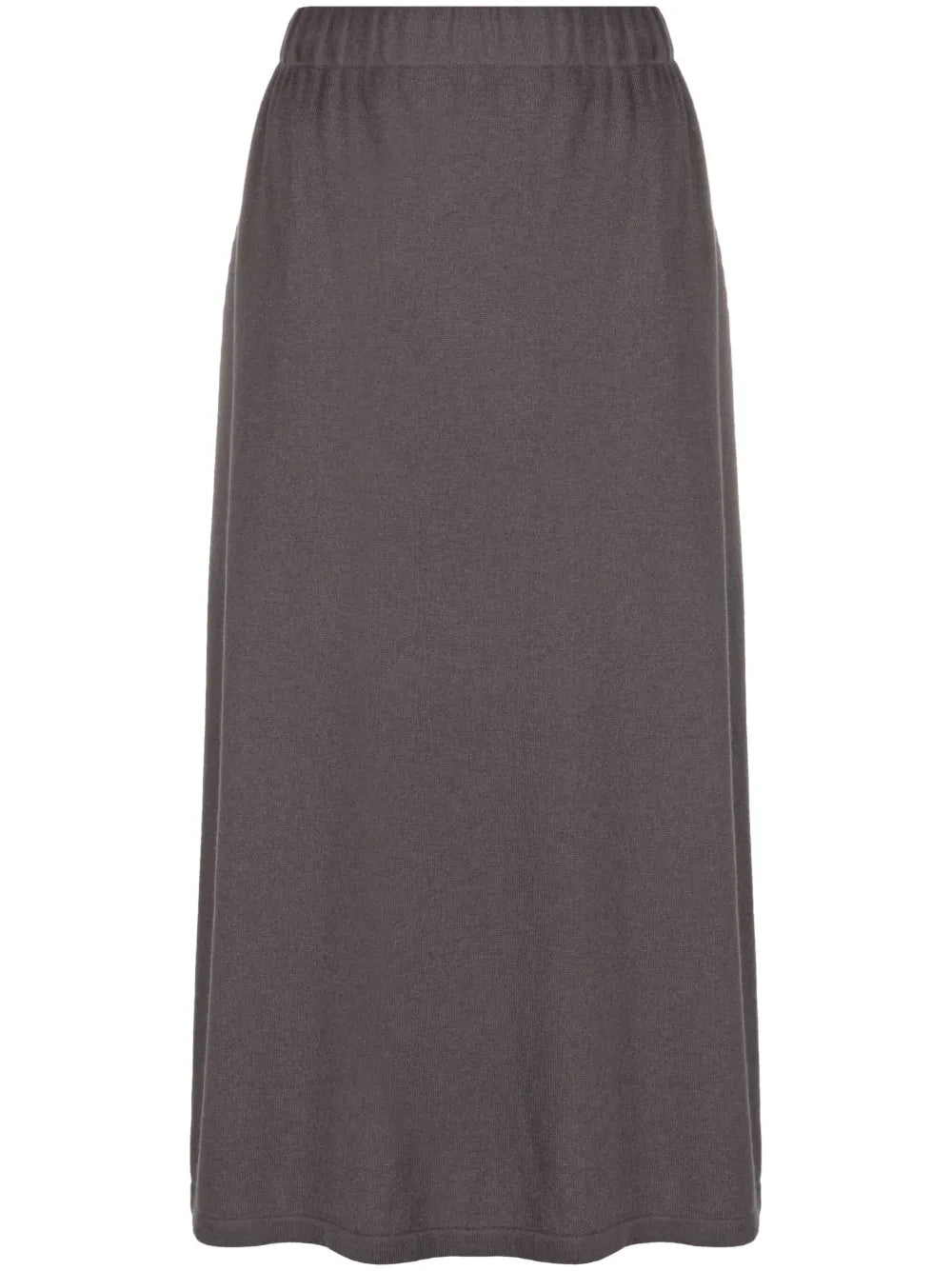 Ribbed-Knit Midi Skirt