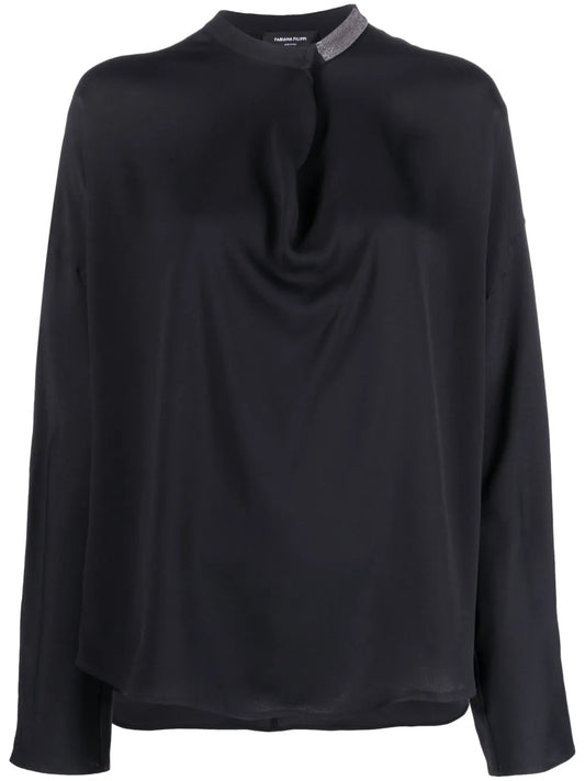 Crystal-Embellished Blouse