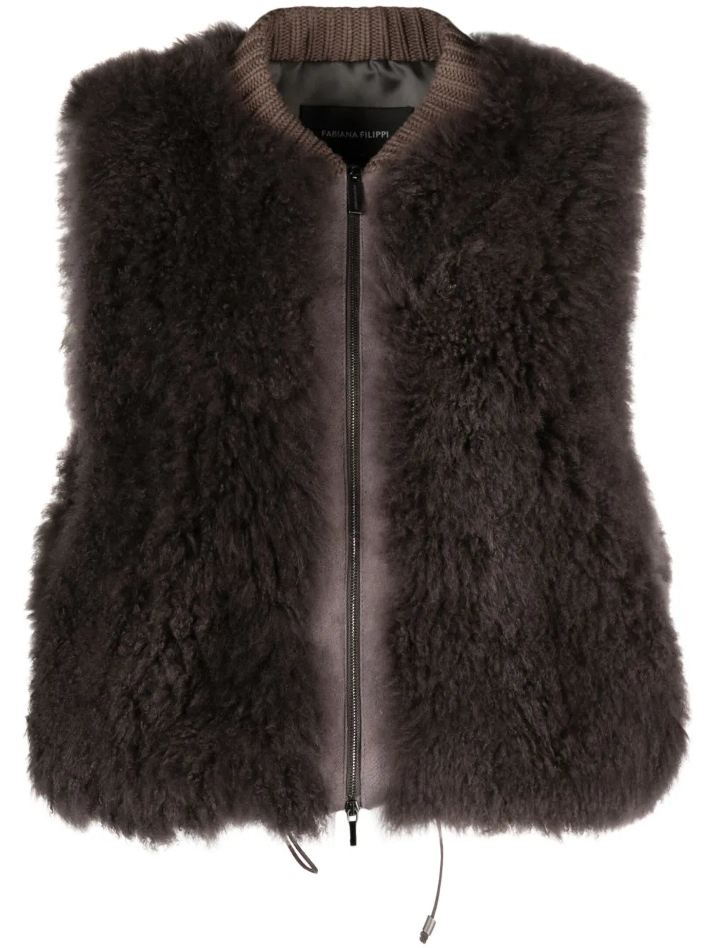Shearling Zip-Up Gilet