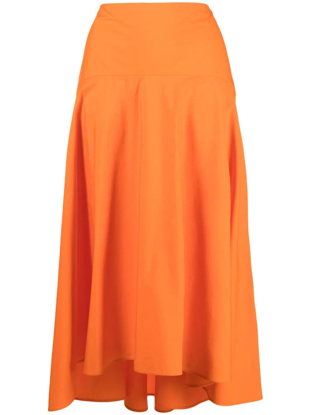 Cotton Midi Skirt