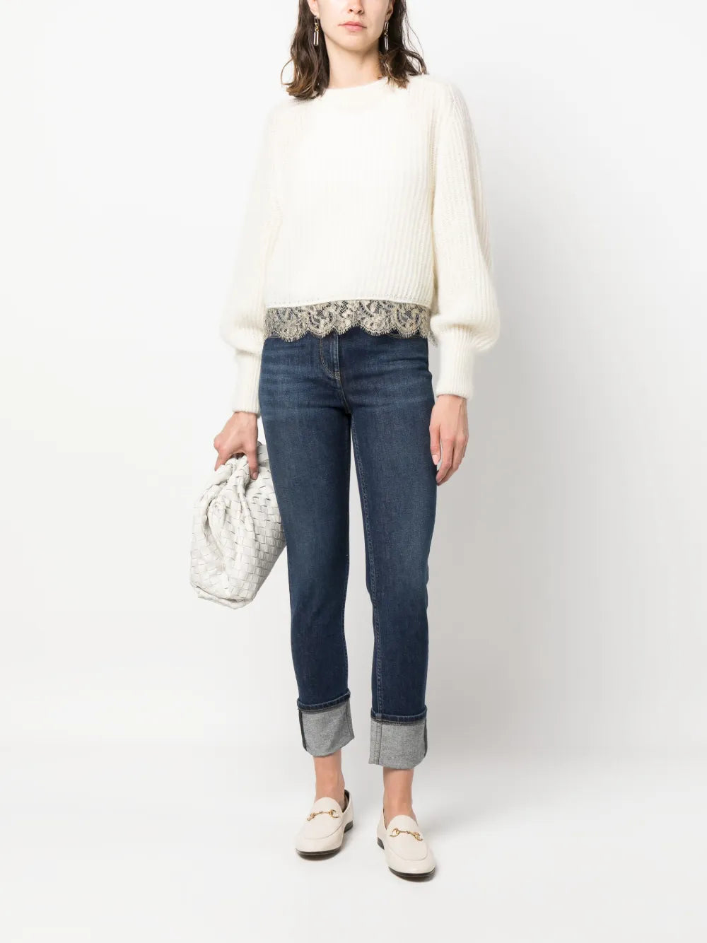 Mid-Rise Slim-Cut Jeans