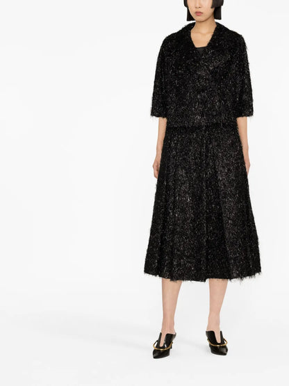 Cropped Double-Breasted Jacket