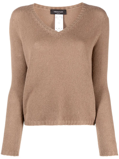 V-Neck Cashmere Sweater
