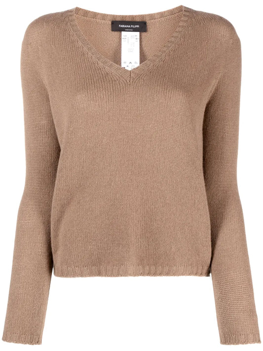 V-Neck Cashmere Sweater