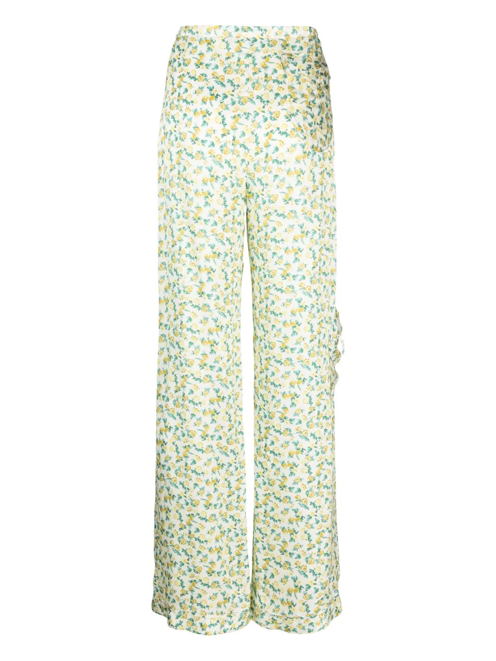 Floral-Print Drawstring-Waist Trousers