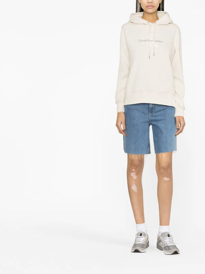 Logo-Embroidered Cotton Hoodie