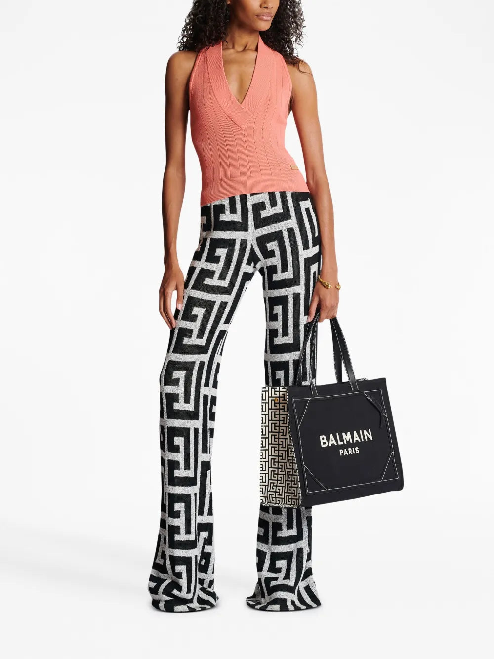 Halterneck Knitted Top