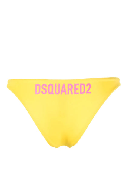 Logo-Print Bikini Bottoms