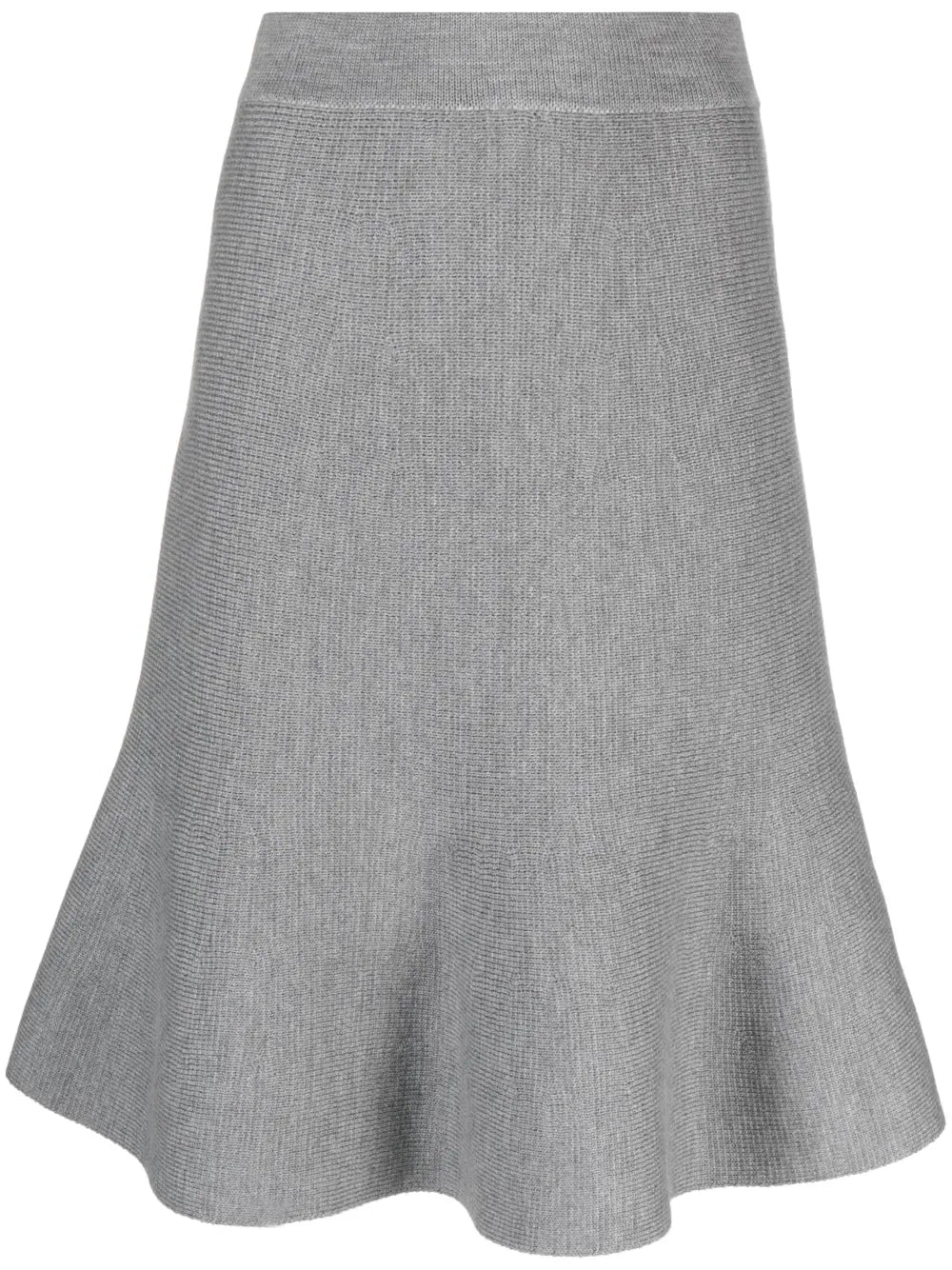 Virgin Wool Midi Skirt