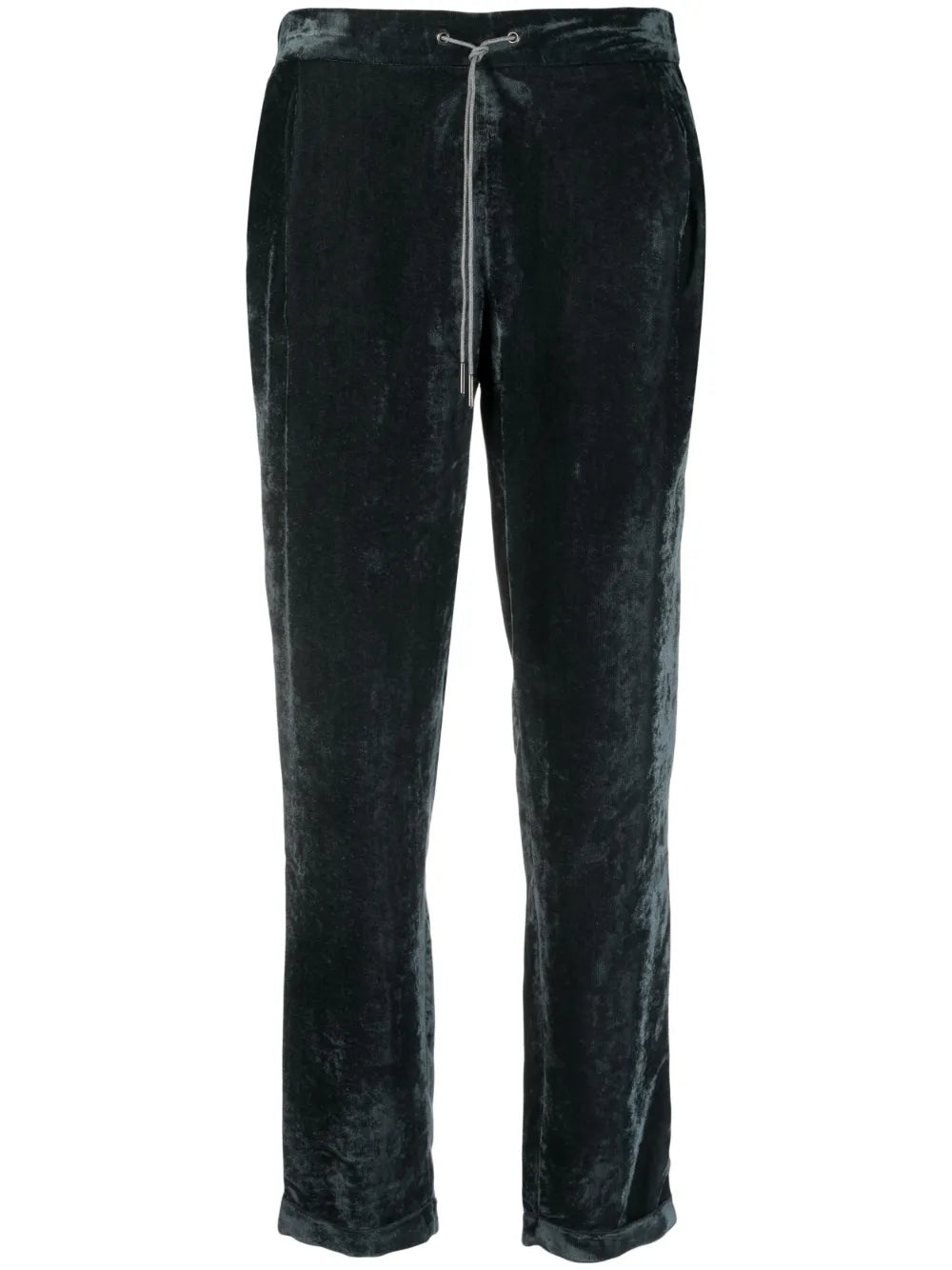 Drawstring-Waist Velvet Trousers