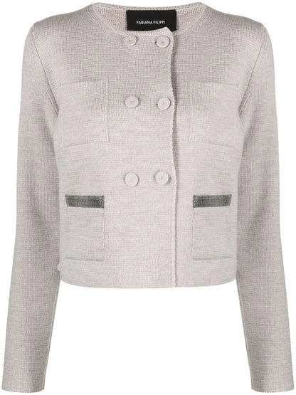 Double-Breasted Cardigan