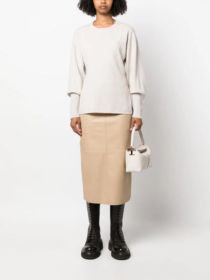 Fitted-Cuffs Sweater