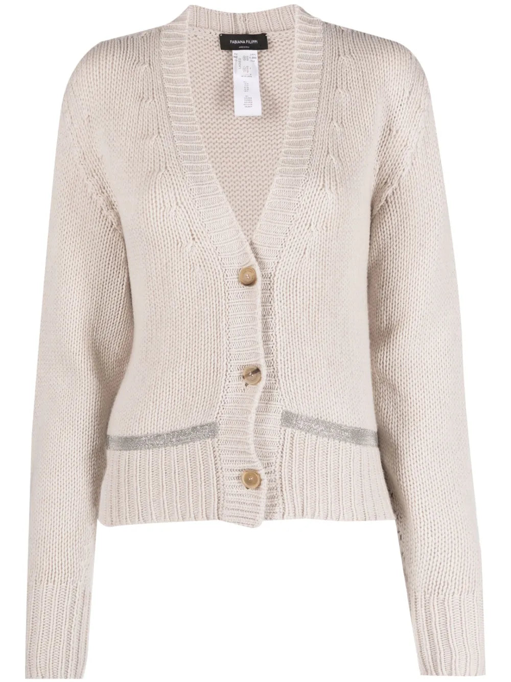 Button-Up Knitted Cardigan