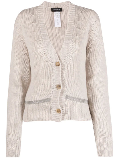 Button-Up Knitted Cardigan