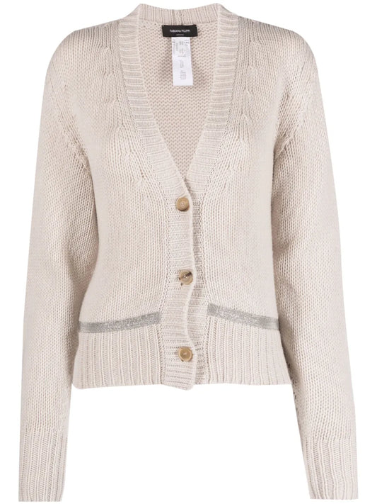 Button-Up Knitted Cardigan