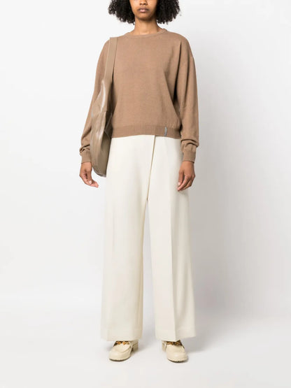 Crew-Neck Knitted Jumper