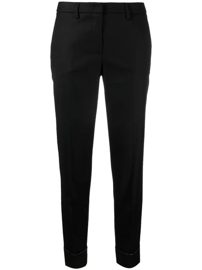 Cropped Tailored Trousers