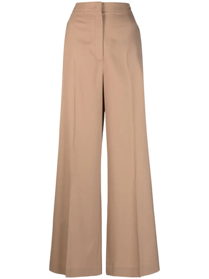 Wide-Leg Tailored Trousers