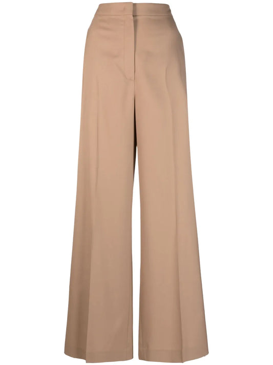 Wide-Leg Tailored Trousers
