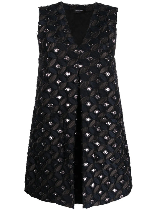 Fil Coupé Mini Dress