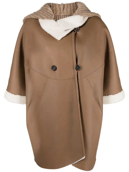 Hooded Shearling Jacket