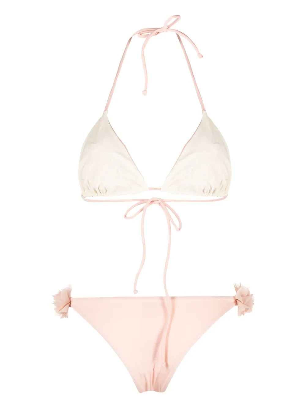 Shayna Floral-Appliqué Bikini
