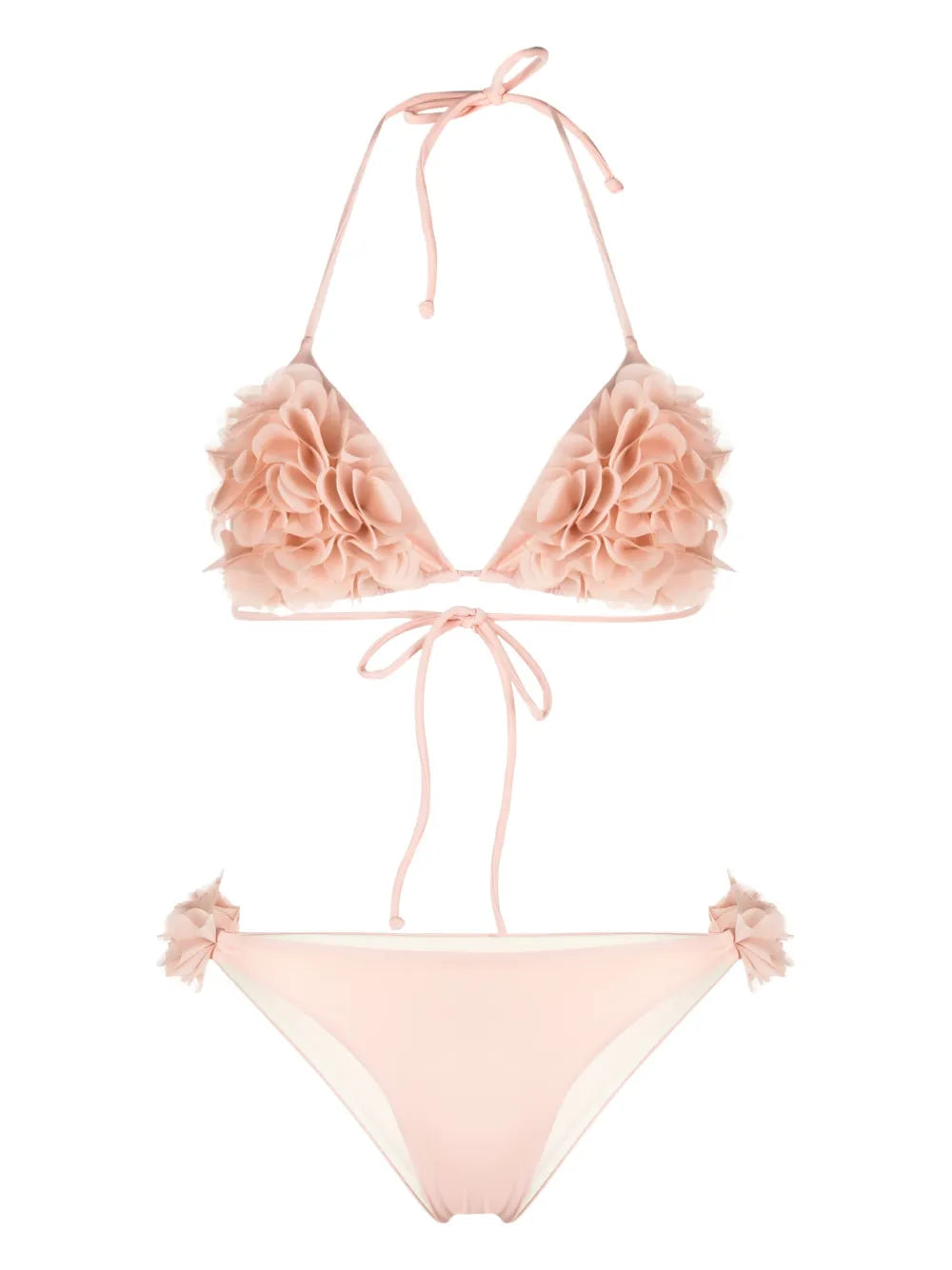 Shayna Floral-Appliqué Bikini