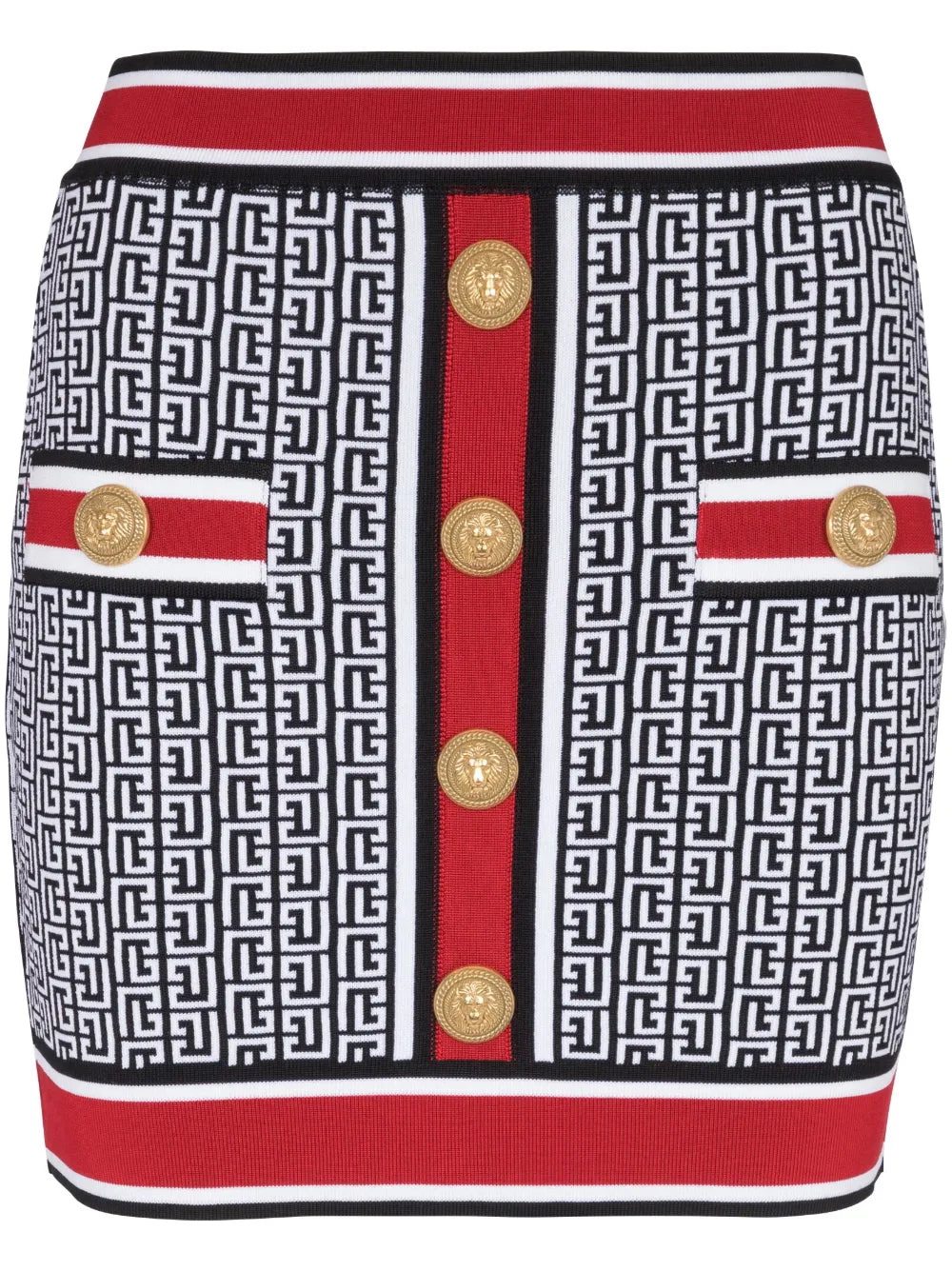Monogram Knitted Miniskirt